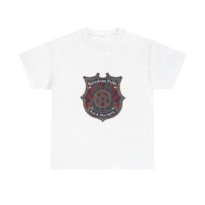 Barcelona Pride Shield Graphic Tee - Catalan Football Fan Gift