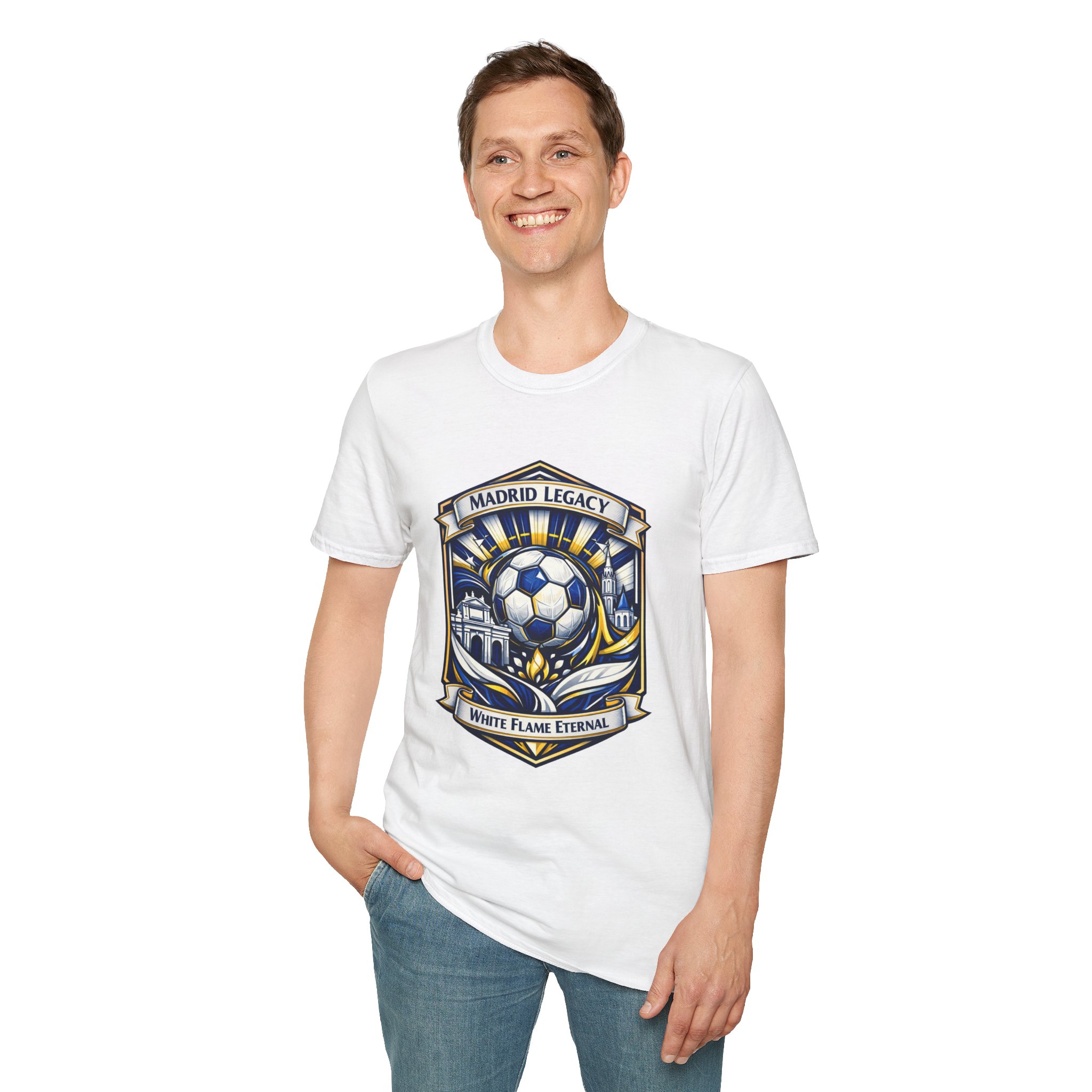 Madrid Legacy Soccer T-Shirt – Victorious City Pride Gift - Image 2