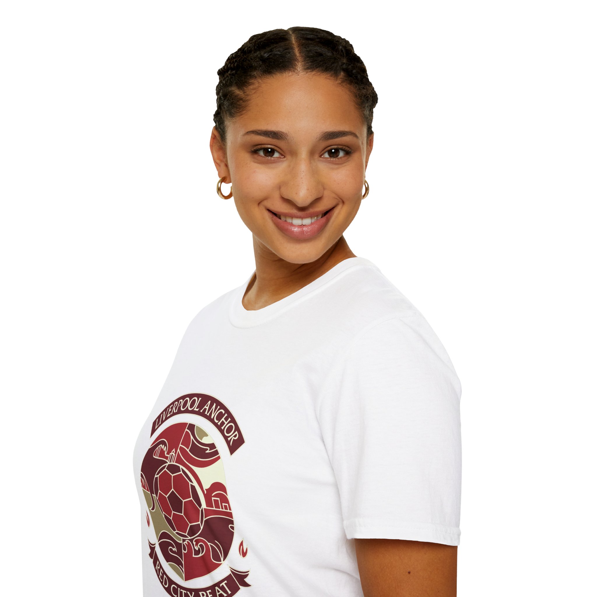 Liverpool Anchor Soccer T-Shirt – Red City Beat Crest Gift - Image 6