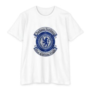 Chelsea Fortress Blue & White Pride T-Shirt, London City Pride Gift
